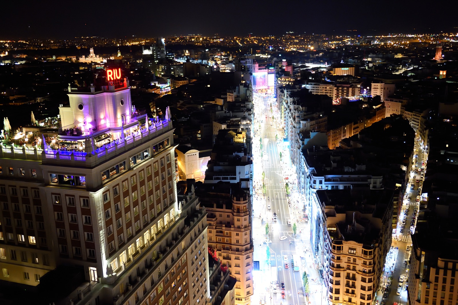 Madrid city nightlife